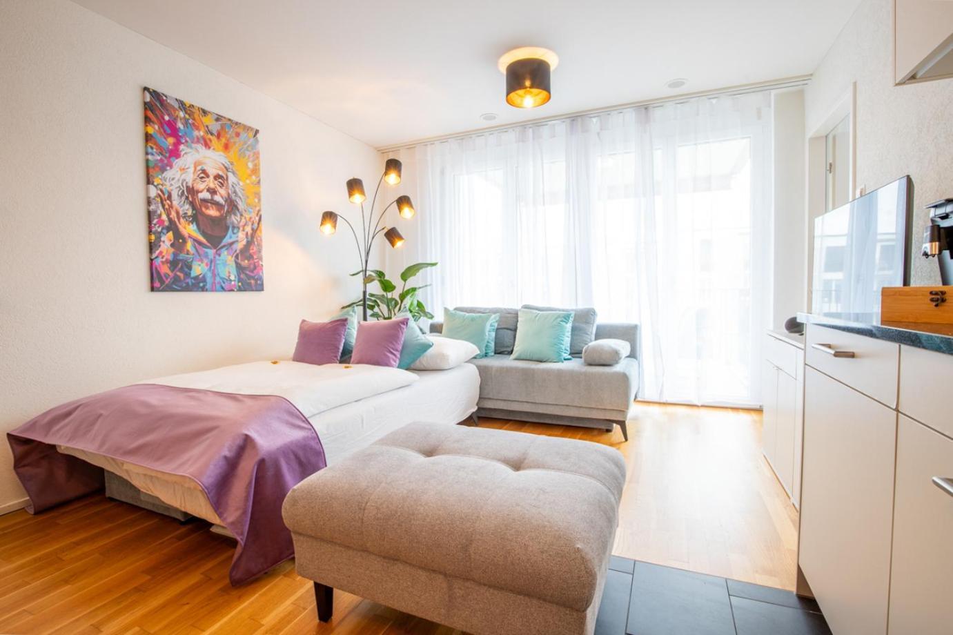 Special Einstein II Apartment Basel, Messe Kleinbasel 10-Star Dış mekan fotoğraf