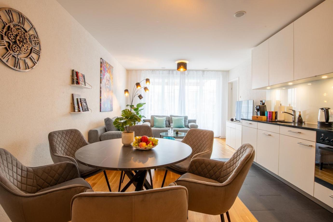 Special Einstein II Apartment Basel, Messe Kleinbasel 10-Star Dış mekan fotoğraf